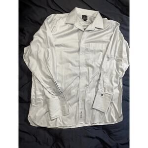 Jos A Bank Signature Collection Green Check Size 17½-35